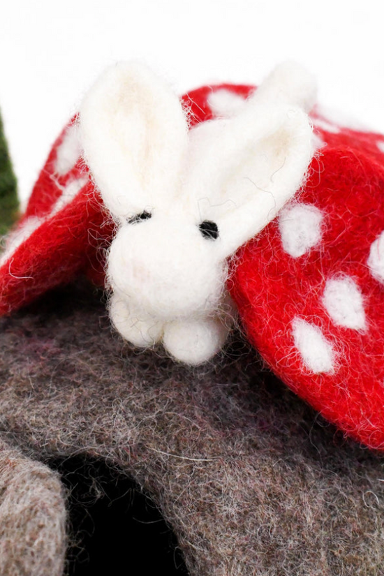 Soft Bunny Mushroom House 