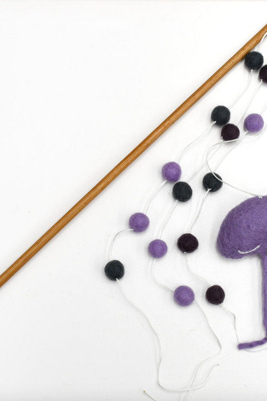 Colorful Octopus Wand Cat Toy