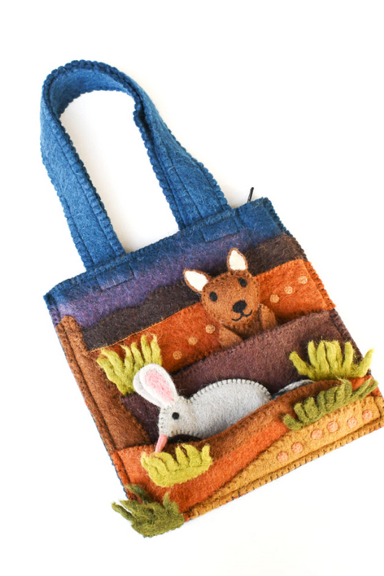 Organic Felt Outback Desert Bag