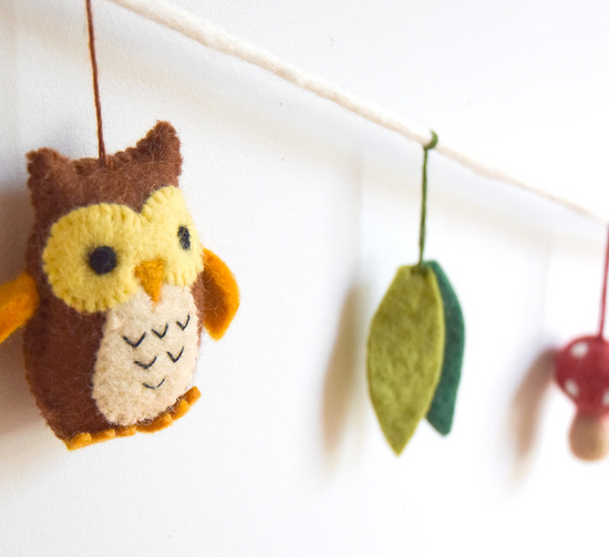 Owl Woodland Garland