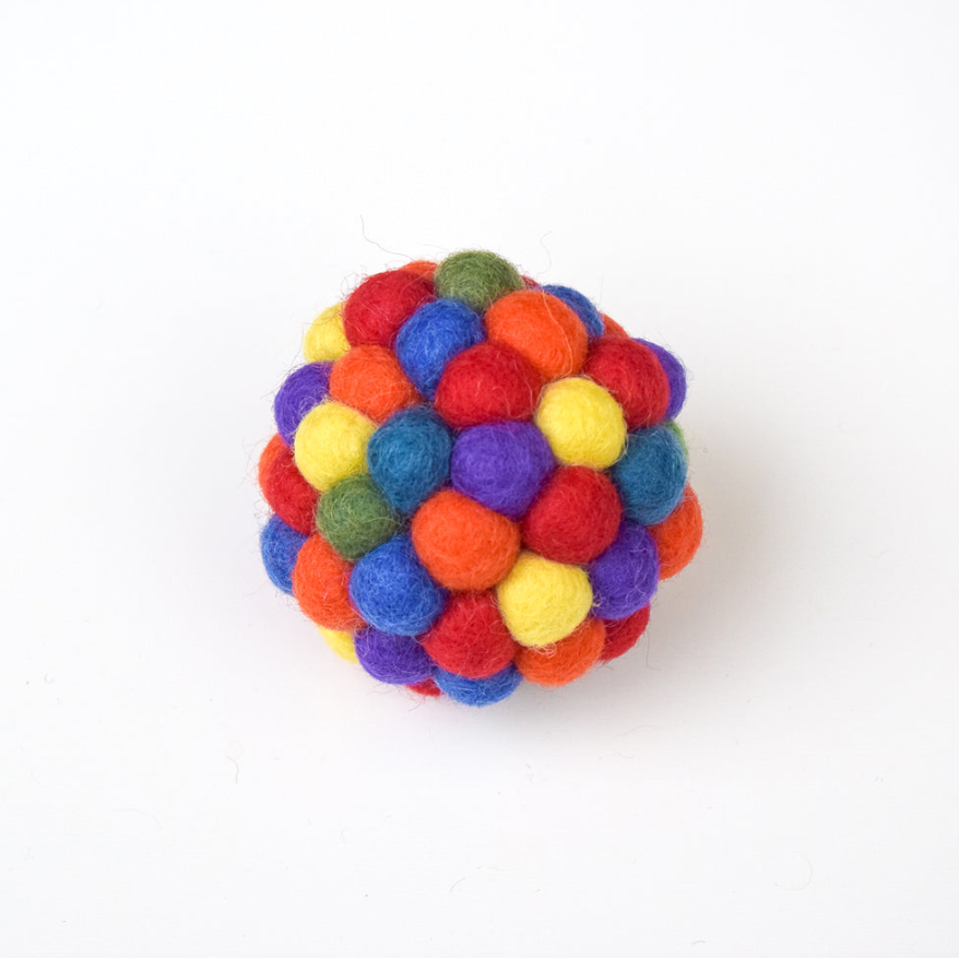Rainbow Rattle Ball
