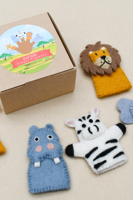 Finger Puppets Safari Animals