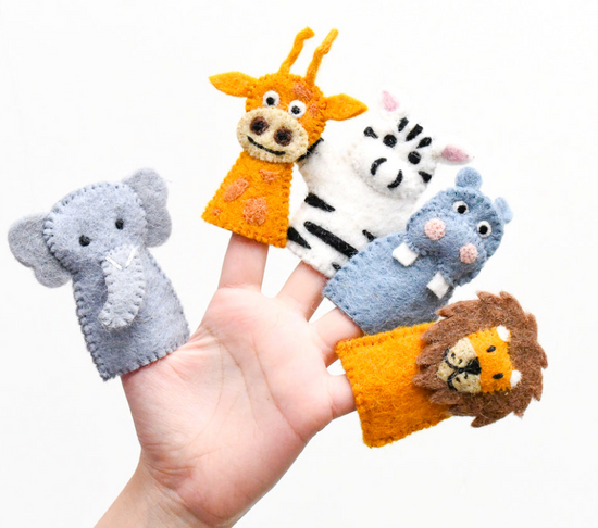 Safari Animals Finger Puppets