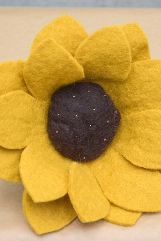 Felt Flower Sunflower