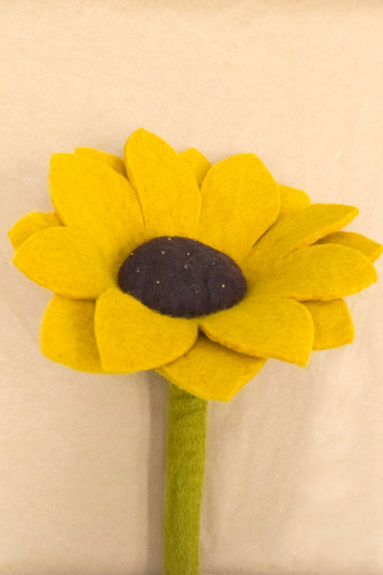 Sunflower Felt Gift