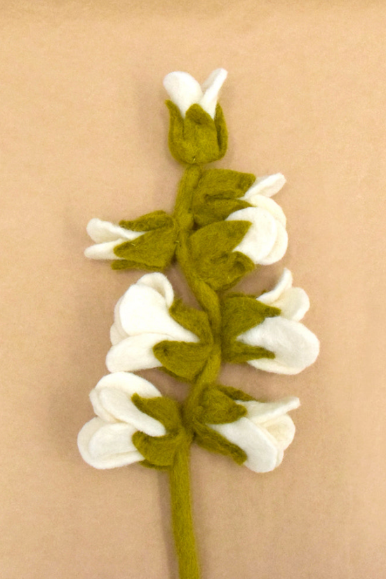 Handmade White Blossoms Flower