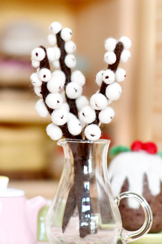 White Winter Berries Flowers