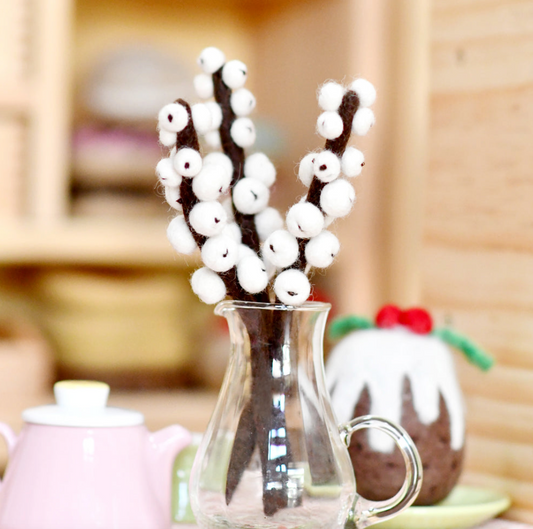 White Winter Berries Flowers