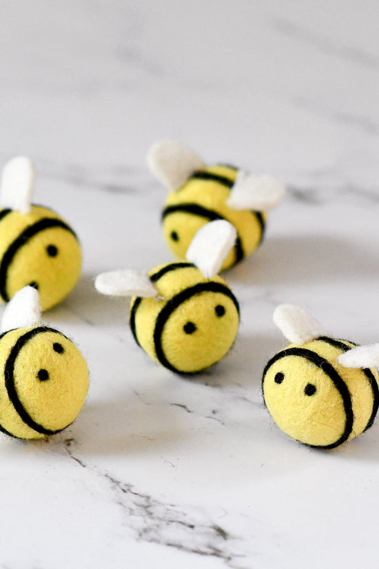 Handmade Felt Bees