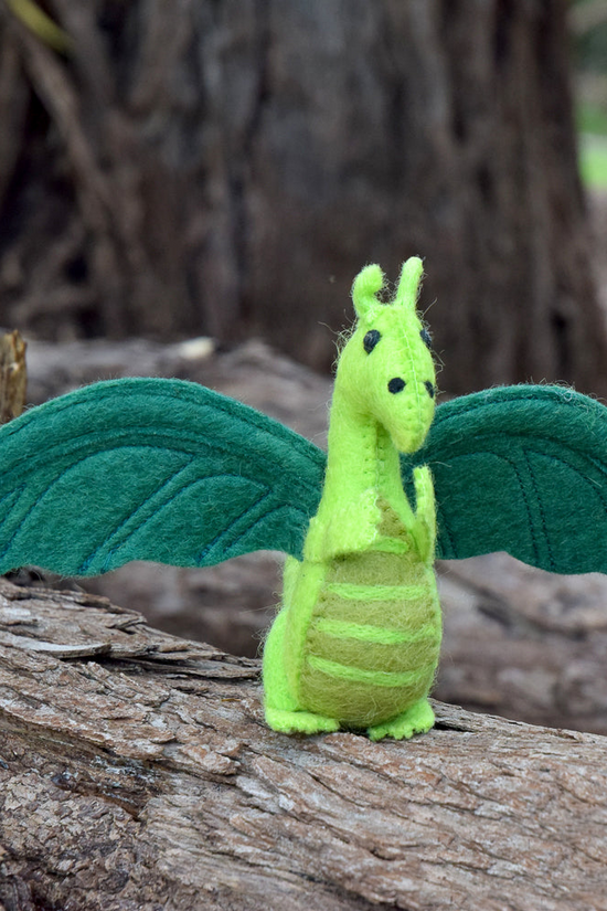 Felt Green Dragon