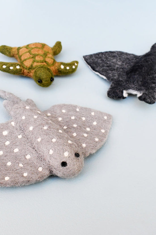 Sea Creature Set Manta Ray Eagle Ray Sea Turtle